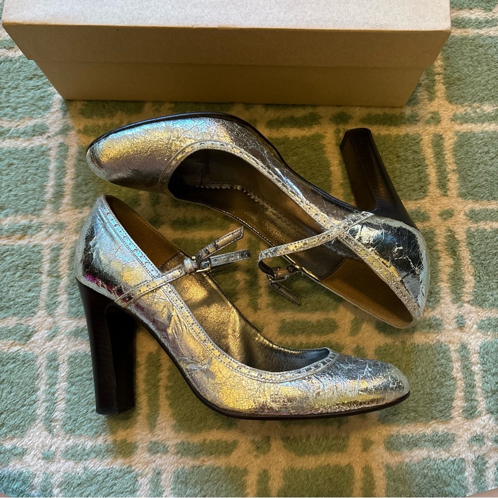 GUC J crew crackle Mary Jane. 8.5